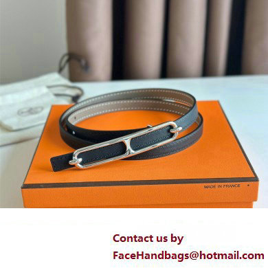 Hermes Roulis belt buckle  &  Reversible leather strap 13 mm 10 2023